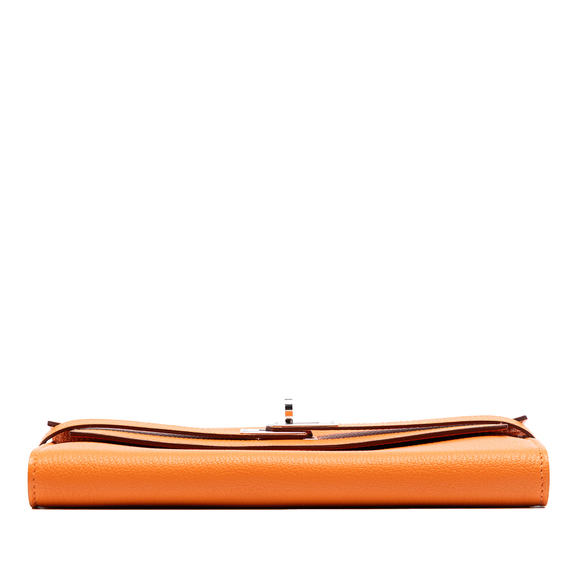 Pre-Loved Hermes Chevre Mysore Kelly Longue Wallet - Picture 3 of 8